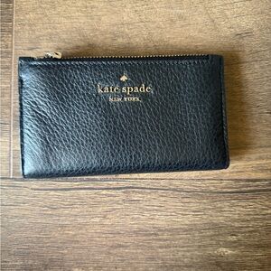 Kate Spade Black Leather Wallet
